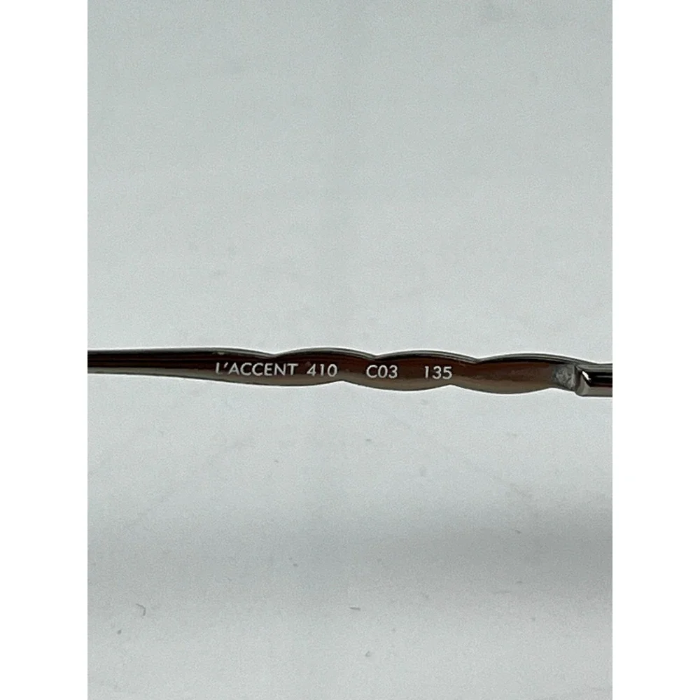 L'amy L'accent 410C03135 Women's Eyeglasses Frame‎ Brown Metal Full Rim 135 mm